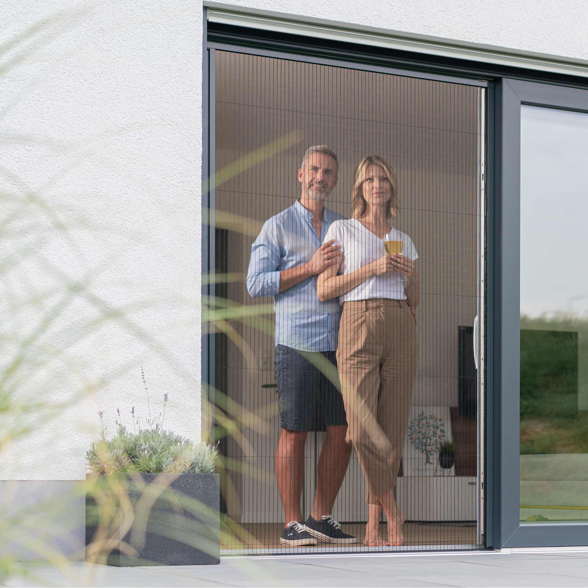 Plissédeur in vele standaardkleuren | slechts 22 mm ruimte nodig | Slimline22 Plissédeur in vele standaardkleuren | slechts 22 mm ruimte nodig | Slimline22