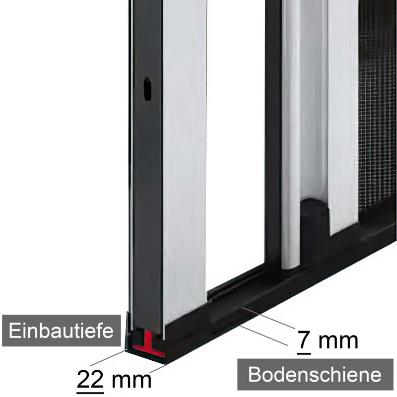 Plissédeur in vele standaardkleuren | slechts 22 mm ruimte nodig | Slimline22 Plissédeur in vele standaardkleuren | slechts 22 mm ruimte nodig | Slimline22